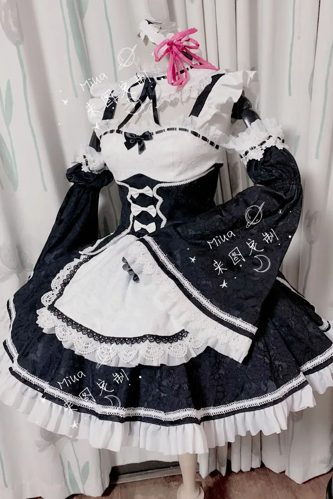 Re Zero Rem Wig - Новый костюм для косплея аниме-персонажа Рем