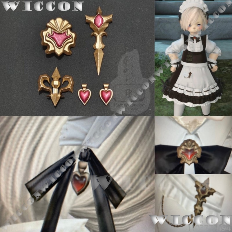 Anime Cosplay Diy - Классический набор аксессуаров для костюма горничной,