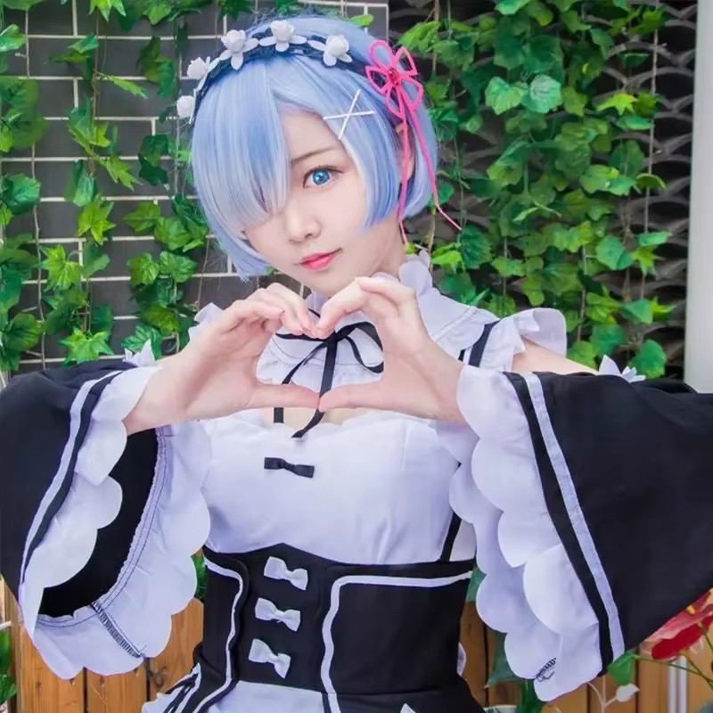 Костюм для косплея Рам и Рем и – обзор и цена Re Zero Rem Wig