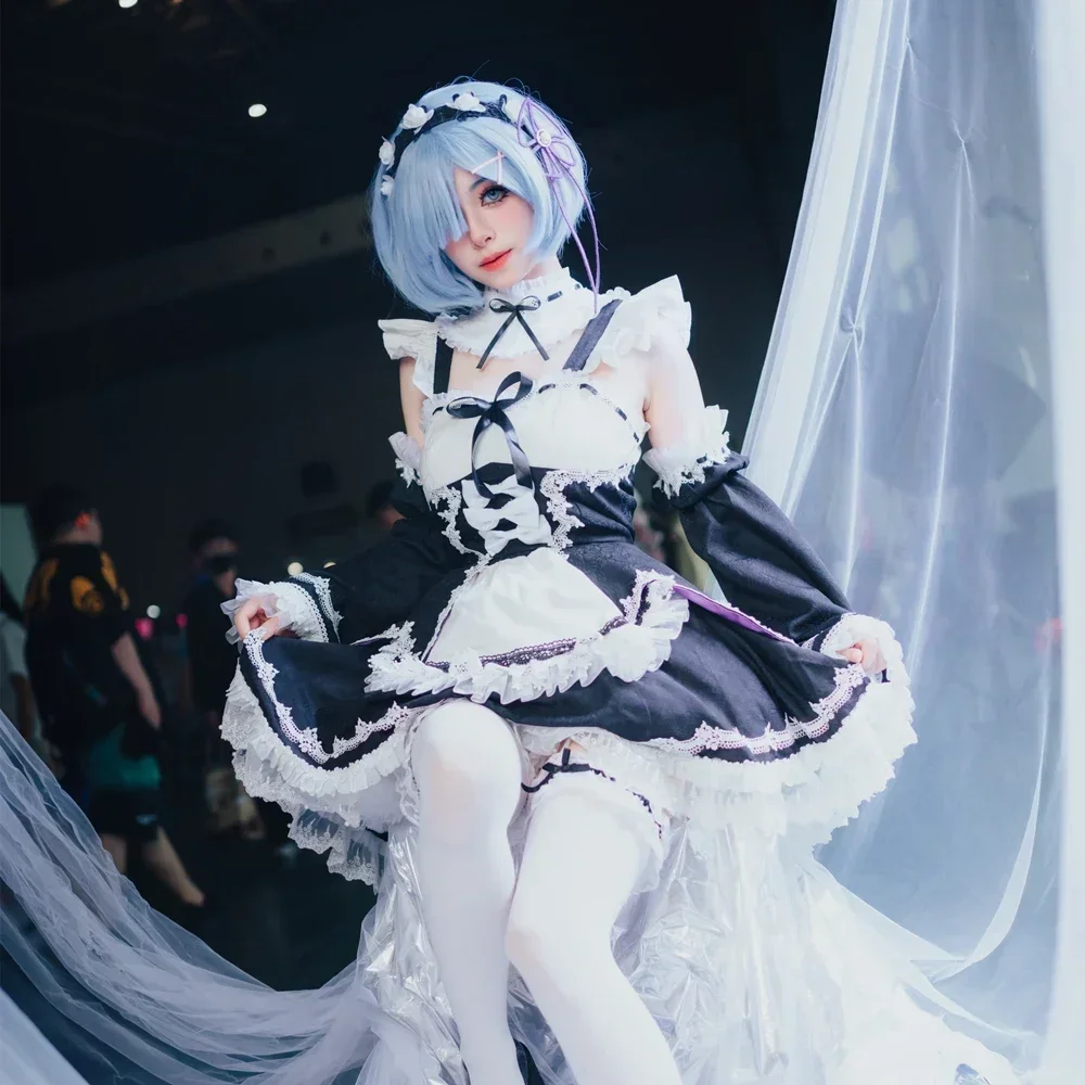 Новый костюм для косплея аниме – обзор и цена Re Zero Rem Wig