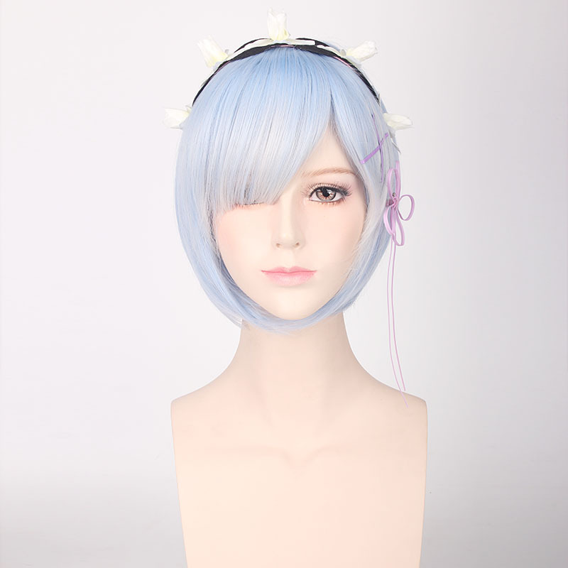 Косплей-парик Рам-Рем из аниме – обзор и цена Re Zero Rem Wig
