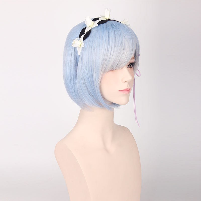 Косплей-парик Рам-Рем из аниме – обзор и цена Re Zero Rem Wig