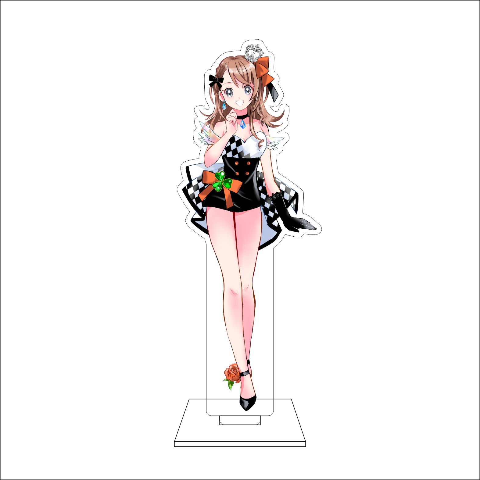 16 см Аниме-фигурка ‌ Акрилова – обзор и цена Cosplay Anime Female Characters