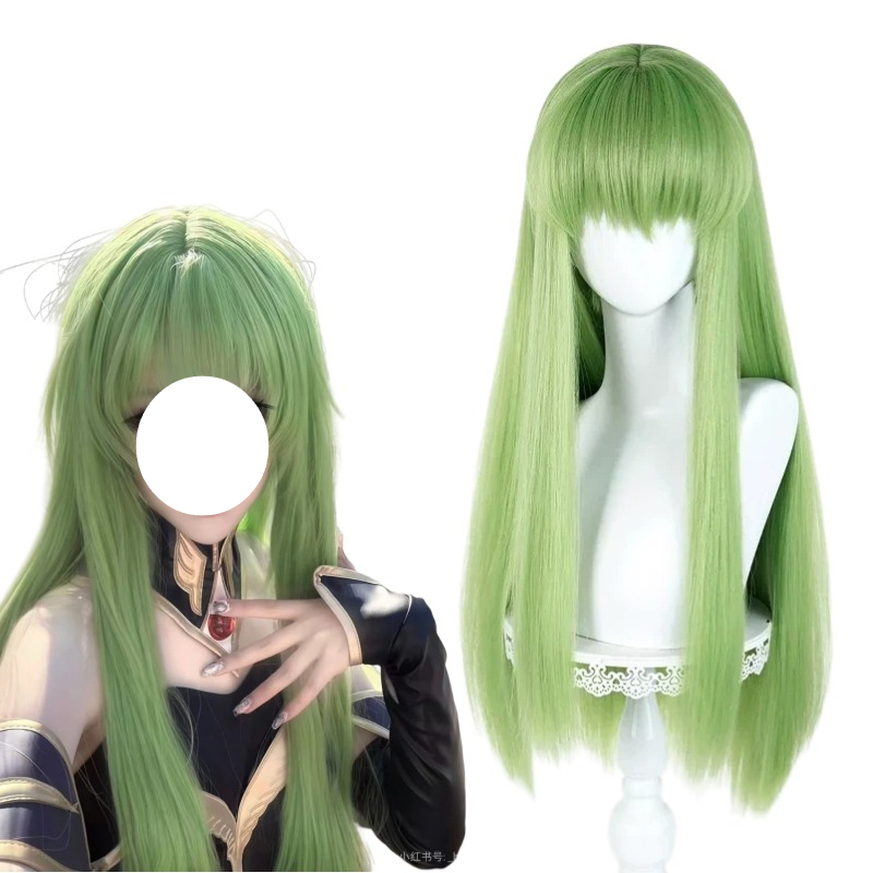 Зеленый парик для косплея в ст – обзор и цена Anime Cosplay Long Hair
