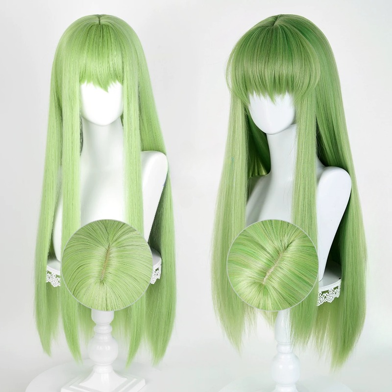 Зеленый парик для косплея в ст – обзор и цена Anime Cosplay Long Hair