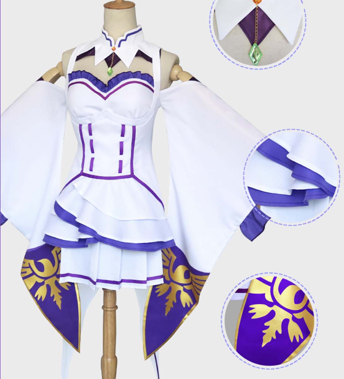 Костюмы или парик для косплея  – обзор и цена Re Zero Rem Wig